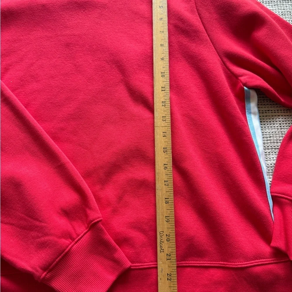 🔥🔥5/$25 all in motion red fleece crew neck sweatshirt - Picture 3 of 5